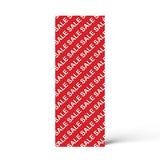 Sale Red & White X Banner Poster