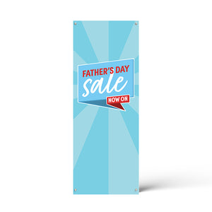 Father's Day Retro Speech Bubble X Banner Poster