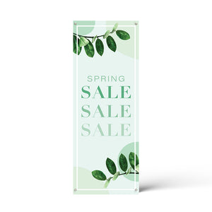Spring Green X Banner Poster
