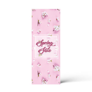 Spring Pink Blossoms X Banner Poster