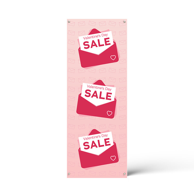 Valentine's Day Envelopes X Banner Poster