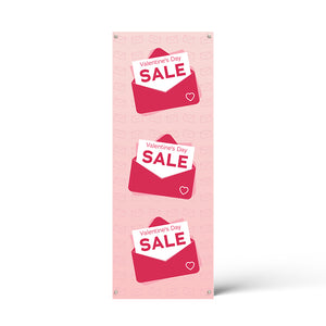 Valentine's Day Envelopes X Banner Poster