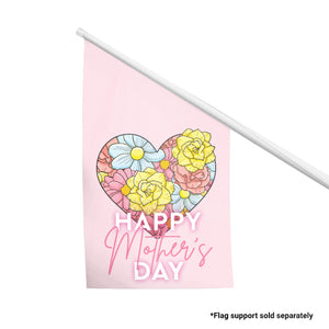 Mother’s Day Bloomed Heart Flag