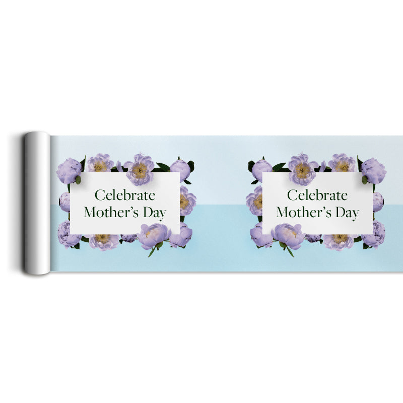 Mother’s Day Flowering Celebrations Poster Rolls (window valance)